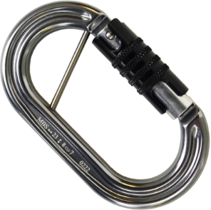 Silver Climbing Carabiner